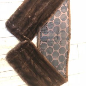 Vintage 1950's custom-made fur stole